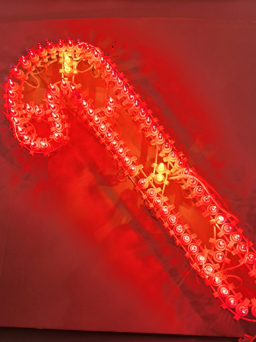 Merry Brite Vintage "Candy Cane" Impact Light Sculpture for Indoor or Outdoor